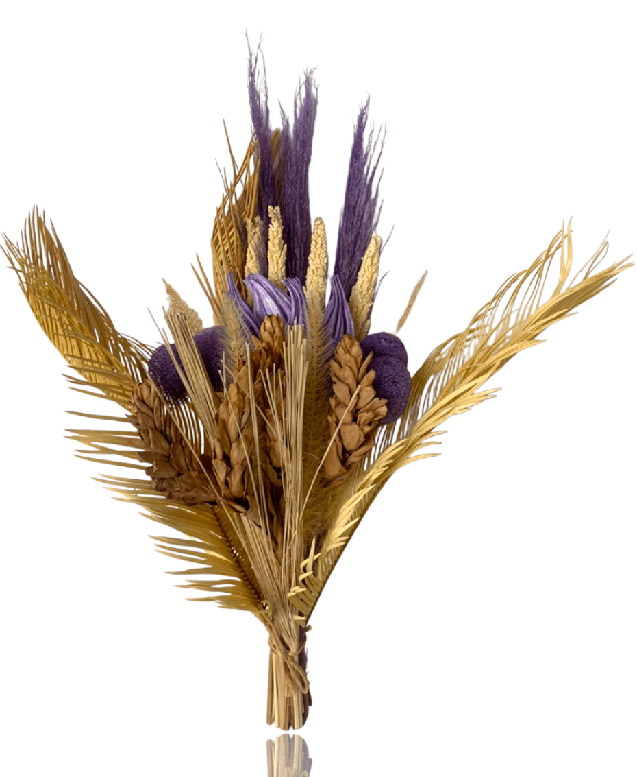 Dried Fall Eternal Lavender Large Bouquet