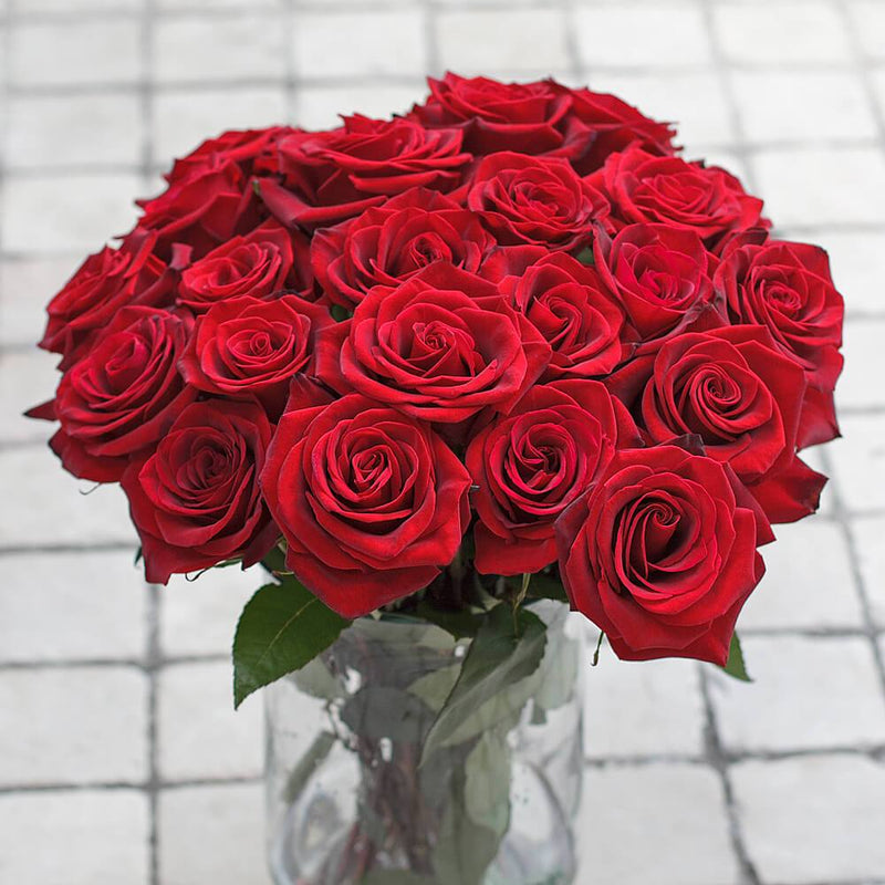 Write a Rose Beautiful Red Roses Bouquet with Happy Birthday In Gold Font |  Fresh Cut Flowers | 3 Red Roses Bouquet | Next Day Delivery