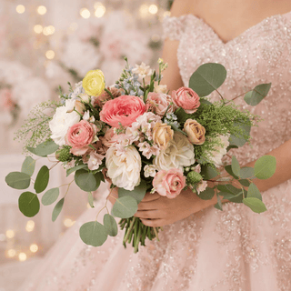 Rosa Encantada Quinceañera Flowers Collection — Blush & Pink Farm-Direct (2026)