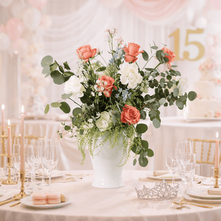 Rosa Encantada Quinceañera Flowers Collection — Blush & Pink Farm-Direct (2026)