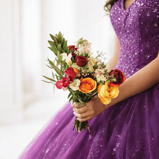 Fuego & Ámbar Quinceañera Flowers Collection — Burgundy & Warm Tones Farm-Direct (2026)