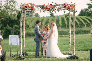 Chuppah Organic Wedding Arch Natural