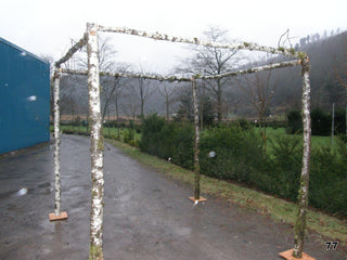 Chuppah Organic Wedding Arch Natural