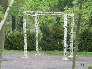 Chuppah Organic Wedding Arch Natural