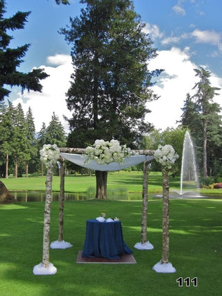 Chuppah Organic Wedding Arch Natural