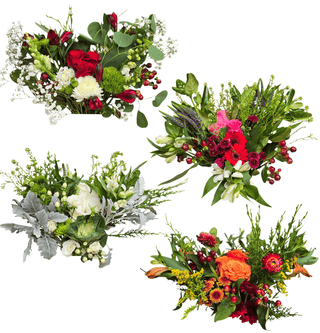 Artisan Christmas Bouquet – Wholesale Mixed Flowers & Festive Greenery | Farm Direct