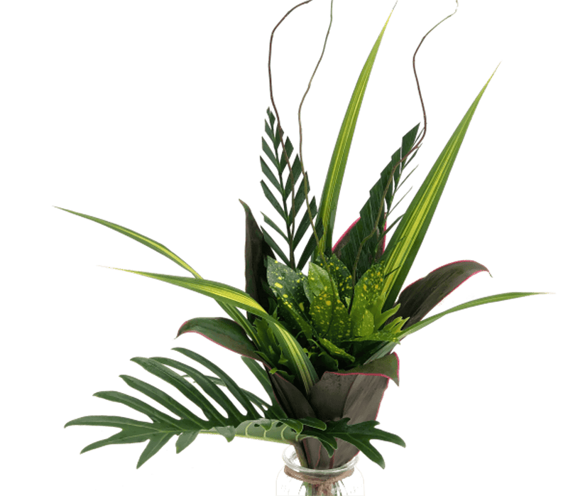 Emerald/Paradise Tropical  Bouquet By Magic Flowers