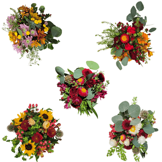 Messy No Roses Fall & Thanksgiving Collection Floral Bouquets