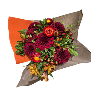 Holiday Edit Fall Bouquet – Wholesale Rose & Chrysanthemum Harvest Bouquets | Farm Direct