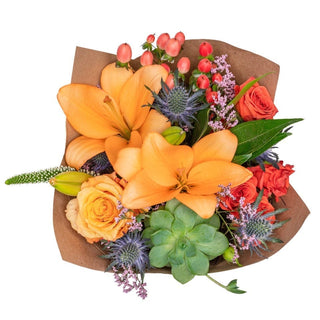 Orange Keepsake Floral Bouquet