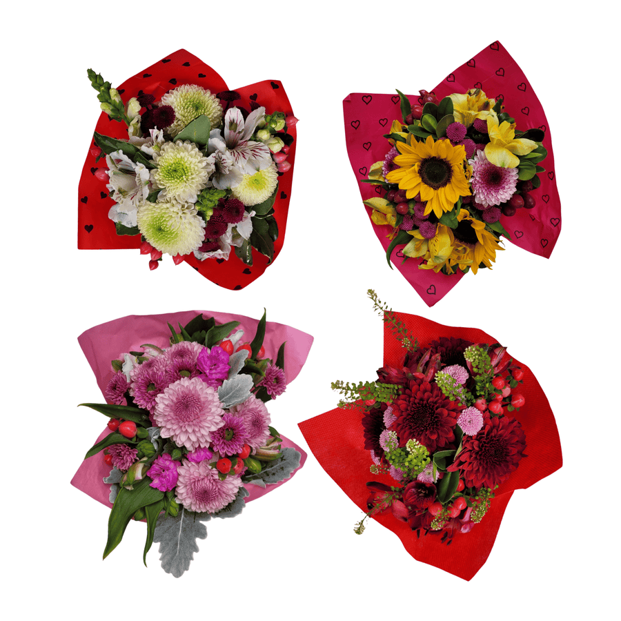 Petite Bouquet No Roses – 18 Stems (18 / 12 Bouquets/Box) – 25cm