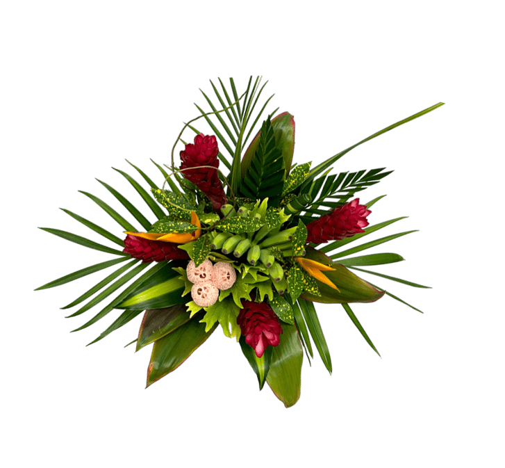 Rainforest Pink Large Tropical Round Bouquet By Magic Flowers