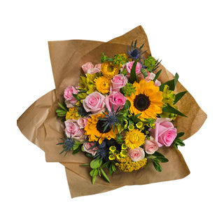 Supreme Fall Bouquet – Wholesale Premium Rose & Eryngium Harvest Bouquets | Farm Direct