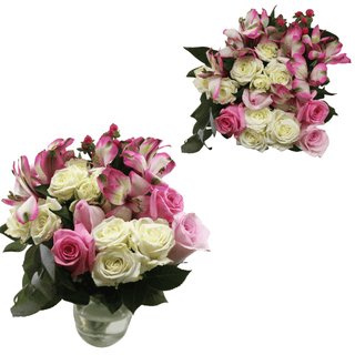 Valentine’s Pink Rose Bouquet – Wholesale Fresh Cut Farm Direct