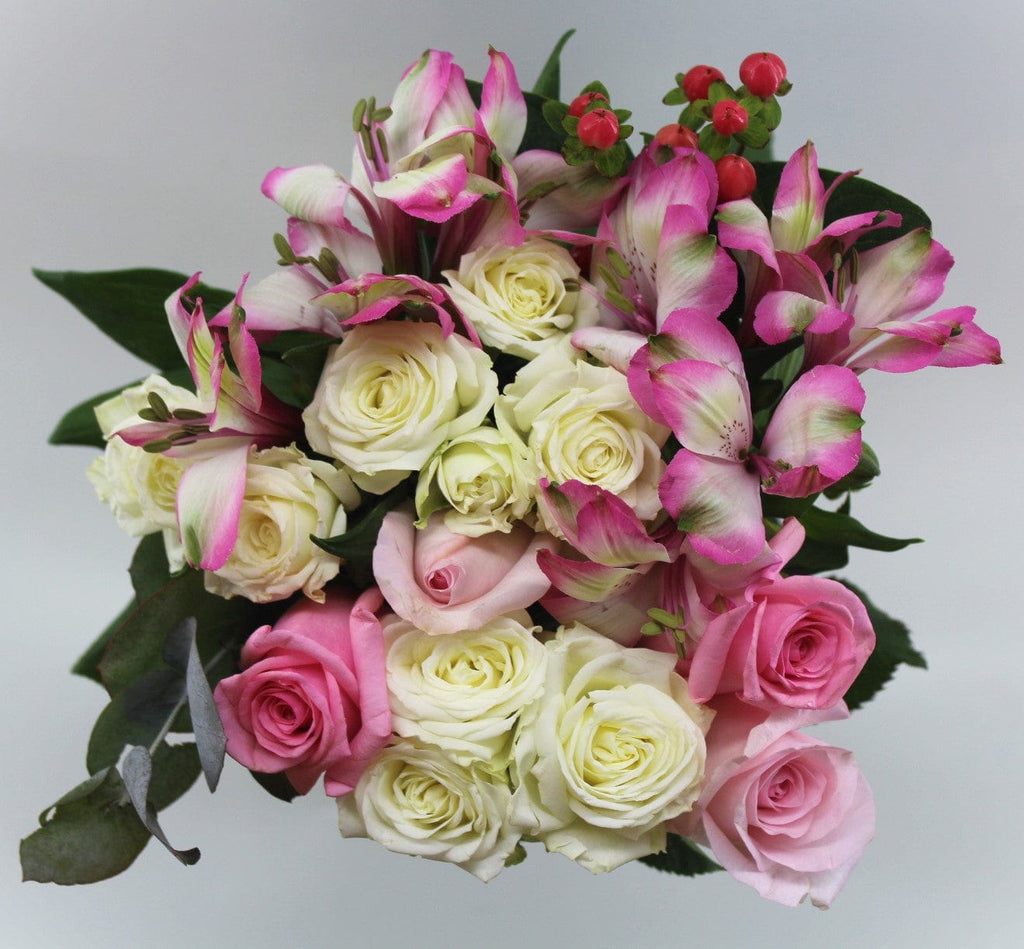 V-Day Pink Floral Bouquet