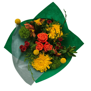 Holiday Edit Christmas Bouquet - Design 1 - Warm Citrus - original Christmas bouquet photograph