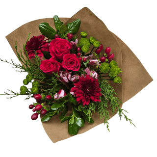 Holiday Edit Christmas Bouquet - Design 4 - Red & Berries - original Christmas bouquet photograph