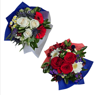 Patriotic Petite Bouquet| Premium Wholesale Fresh Cut Farm Direct Box