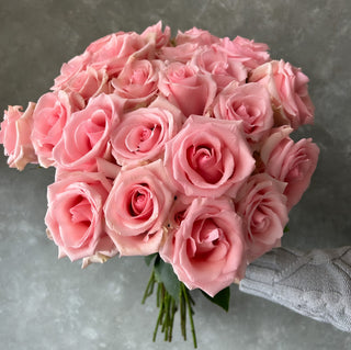 Unforgiven Rose | Soft Blush Pink with Coral Center Premium Roses | Farm Direct Wholesale | Free Shipping