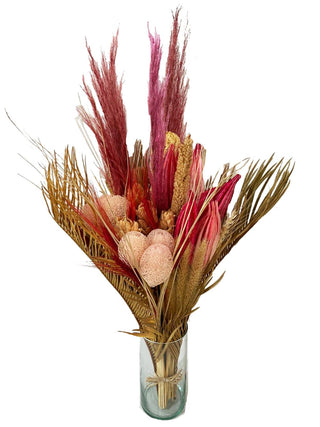 Dried Eternal Red Velvet Large Bouquet