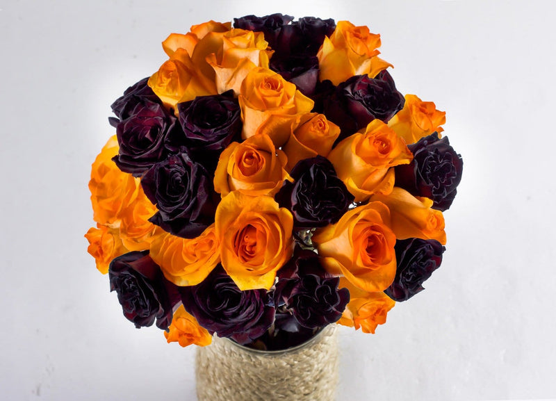 Buy Online High quality and Fresh Halloween Dyed Roses - Greenchoice Flowers