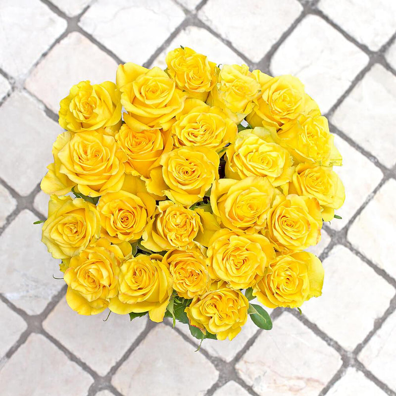 Buy Online High quality and Fresh Yellow Rose - Greenchoice Flowers