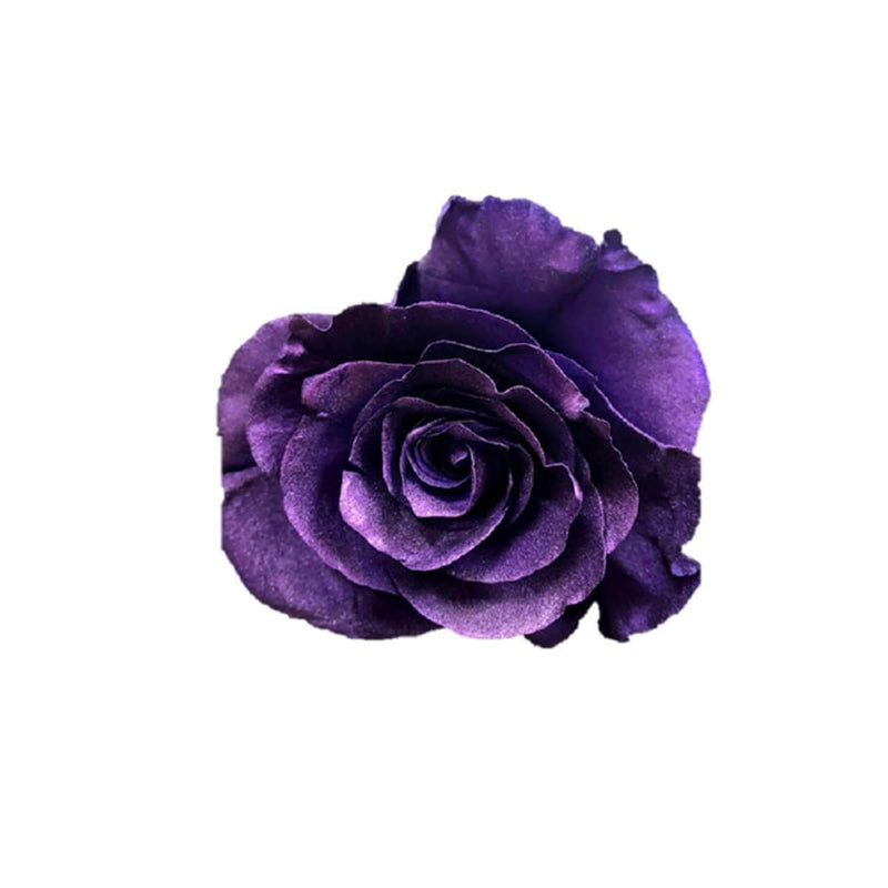 Buy Online High quality and Fresh Rose Metallic Paint Dark Purple - Greenchoice Flowers