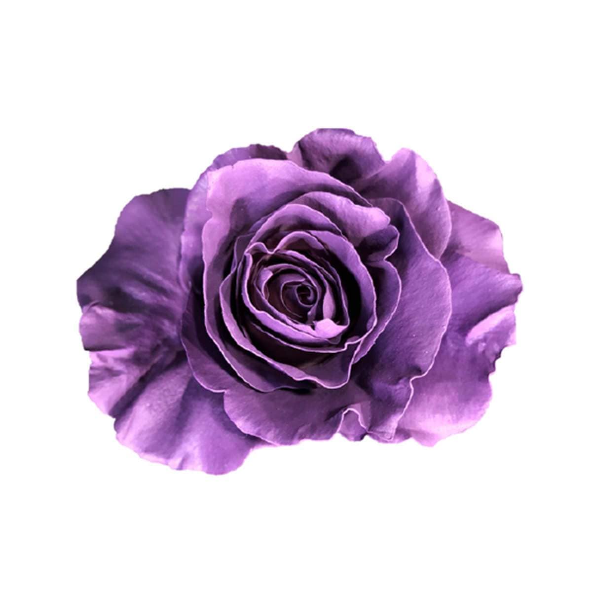 Fuschia Rose Spray - Single Stem Faux Flower