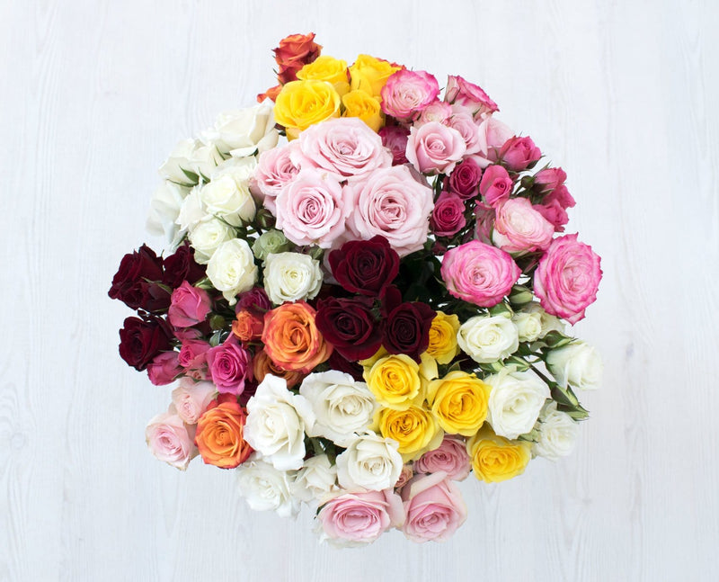 Buy Online High quality and Fresh Assorted Spray Rose - Greenchoice Flowers